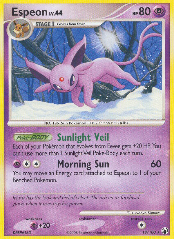 Espeon (18/100) [Diamond & Pearl: Majestic Dawn] | Gear Gaming Bentonville