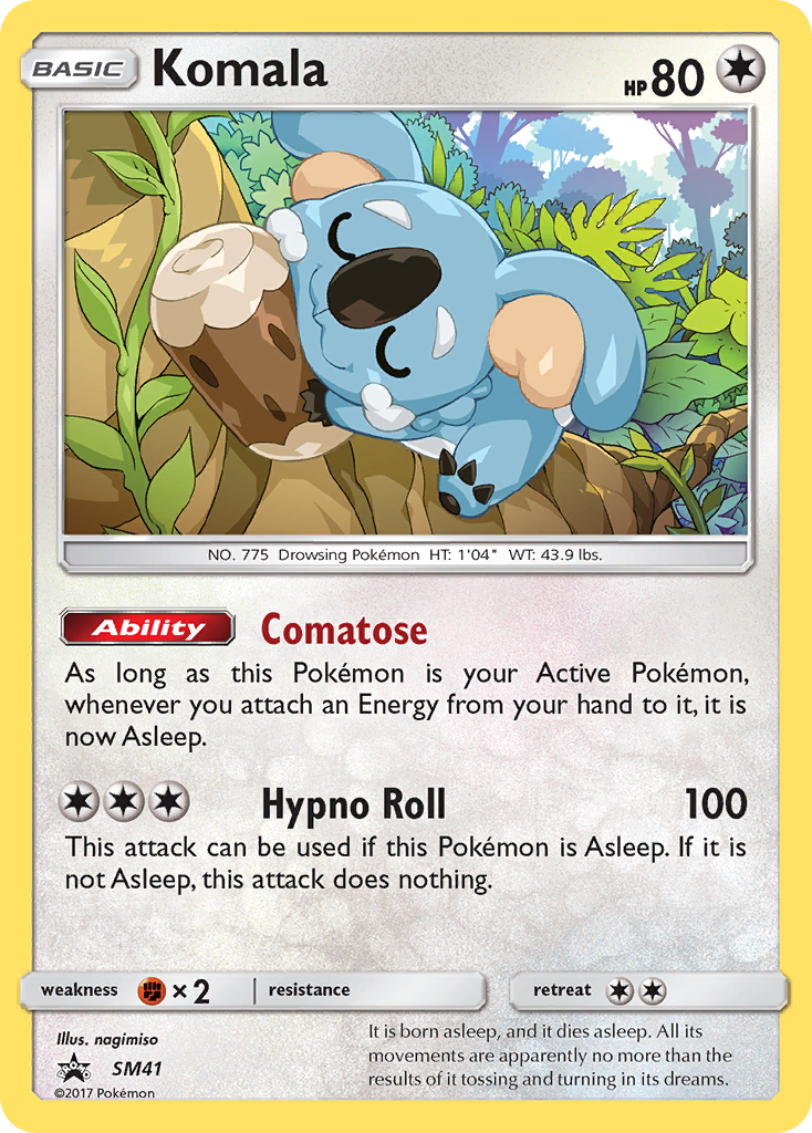 Komala (SM41) [Sun & Moon: Black Star Promos] | Gear Gaming Bentonville