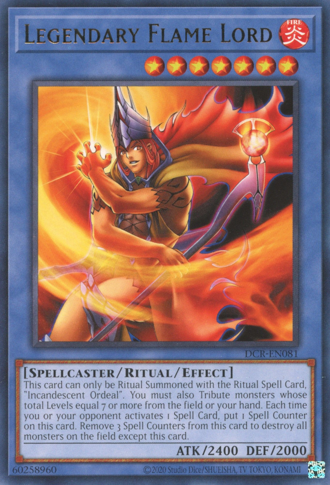 Legendary Flame Lord [DCR-EN081] Rare | Gear Gaming Bentonville