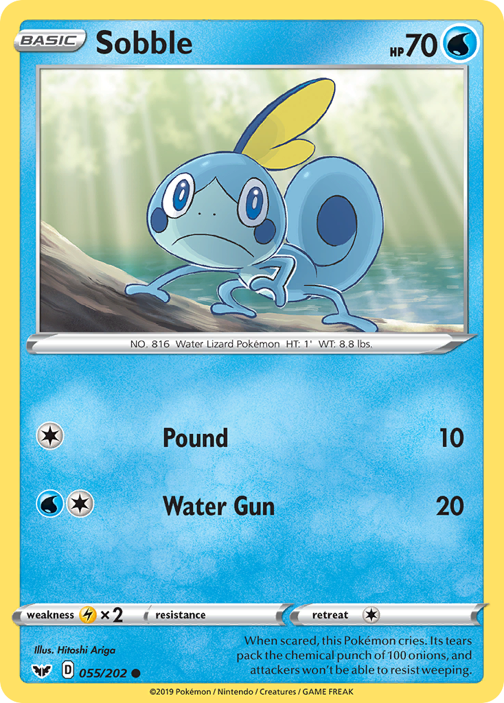 Sobble (055/202) [Sword & Shield: Base Set] | Gear Gaming Bentonville