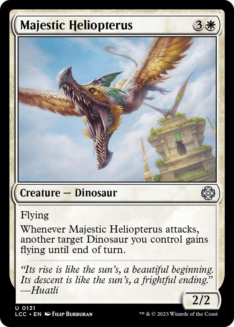 Majestic Heliopterus [The Lost Caverns of Ixalan Commander] | Gear Gaming Bentonville