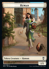 Eldrazi Spawn // Human Double-sided Token [Streets of New Capenna Commander Tokens] | Gear Gaming Bentonville