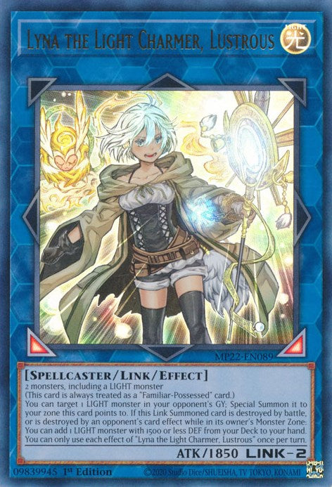 Lyna the Light Charmer, Lustrous [MP22-EN089] Ultra Rare | Gear Gaming Bentonville