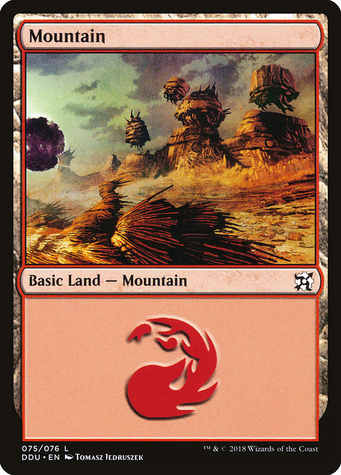 Mountain (75) [Duel Decks: Elves vs. Inventors] | Gear Gaming Bentonville