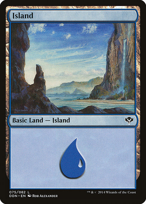 Island (75) [Duel Decks: Speed vs. Cunning] | Gear Gaming Bentonville