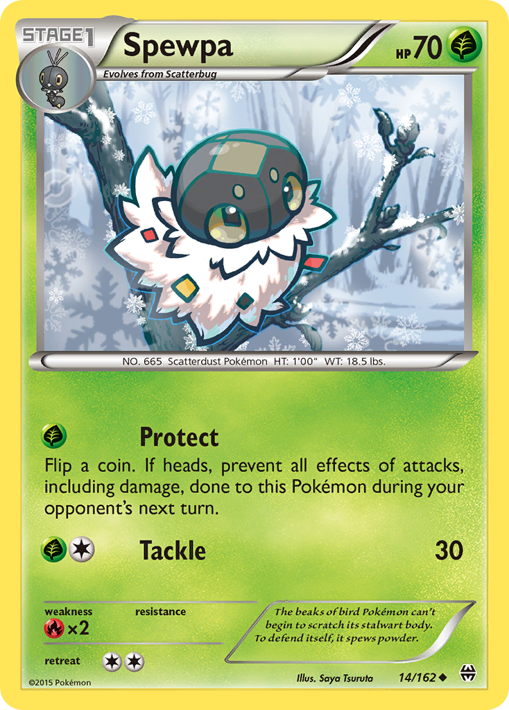 Spewpa (14/162) [XY: BREAKthrough] | Gear Gaming Bentonville