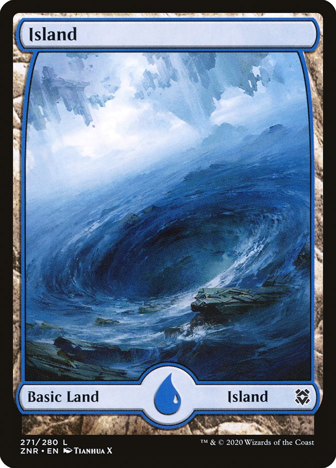 Island (271) [Zendikar Rising] | Gear Gaming Bentonville