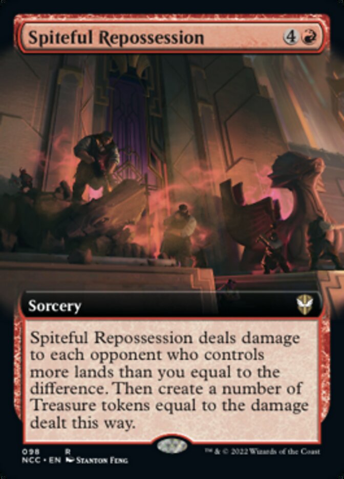 Spiteful Repossession (Extended Art) [Streets of New Capenna Commander] | Gear Gaming Bentonville