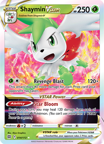 Shaymin VSTAR (014/172) [Sword & Shield: Brilliant Stars] | Gear Gaming Bentonville