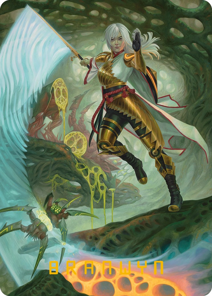 The Eternal Wanderer Art Card (Gold-Stamped Signature) [Phyrexia: All Will Be One Art Series] | Gear Gaming Bentonville