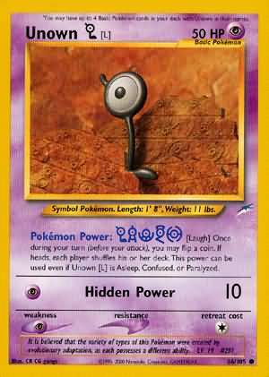 Unown [L] (86/105) [Neo Destiny Unlimited] | Gear Gaming Bentonville