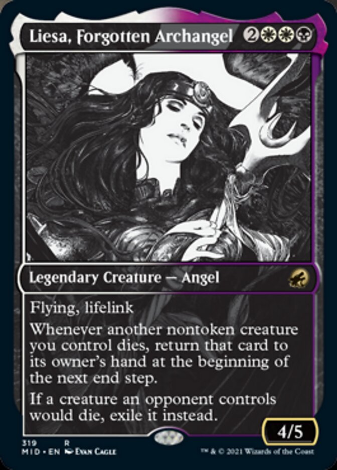 Liesa, Forgotten Archangel (Showcase Eternal Night) [Innistrad: Midnight Hunt] | Gear Gaming Bentonville