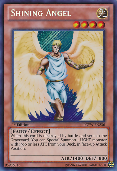 Shining Angel [LCYW-EN236] Secret Rare | Gear Gaming Bentonville