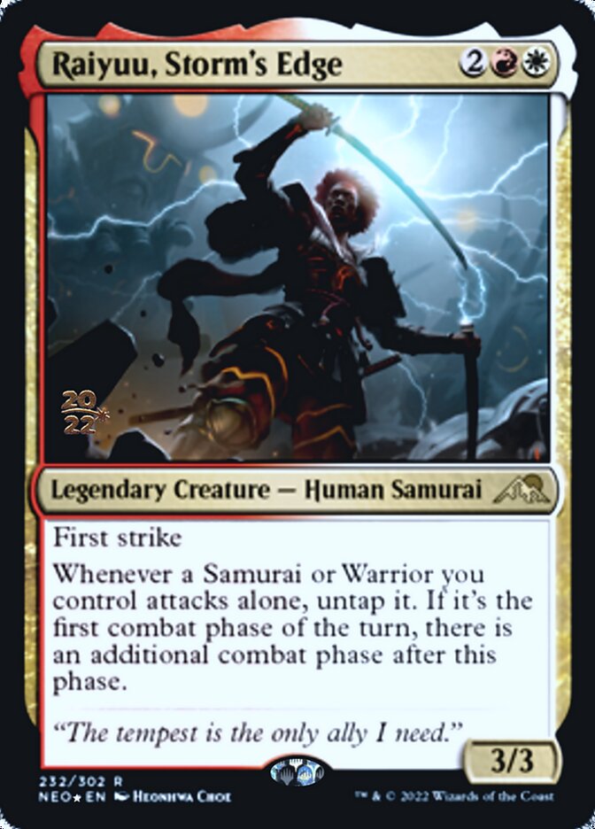 Raiyuu, Storm's Edge [Kamigawa: Neon Dynasty Prerelease Promos] | Gear Gaming Bentonville