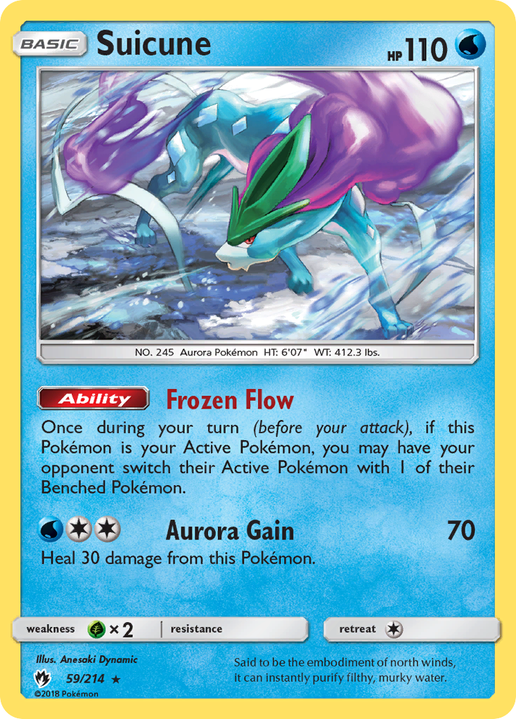 Suicune (59/214) [Sun & Moon: Lost Thunder] | Gear Gaming Bentonville