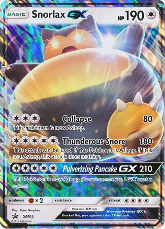 Snorlax GX (SM05) (Jumbo Card) [Sun & Moon: Black Star Promos] | Gear Gaming Bentonville