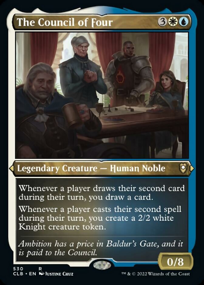 The Council of Four (Foil Etched) [Commander Legends: Battle for Baldur's Gate] | Gear Gaming Bentonville