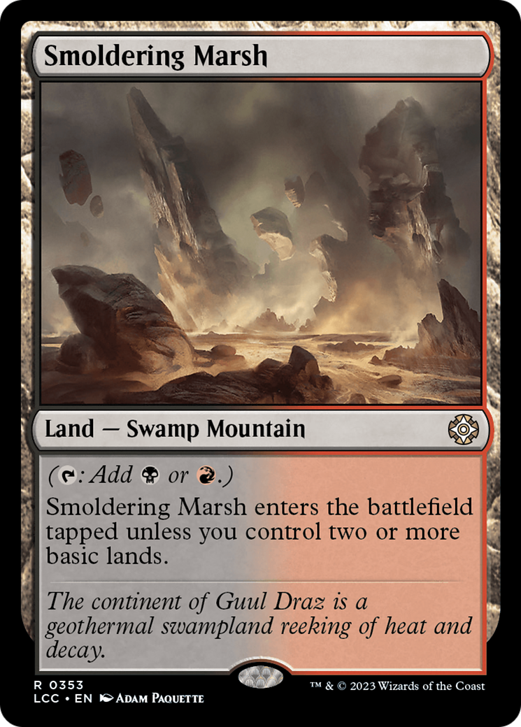 Smoldering Marsh [The Lost Caverns of Ixalan Commander] | Gear Gaming Bentonville