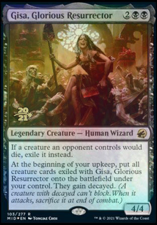 Gisa, Glorious Resurrector [Innistrad: Midnight Hunt Prerelease Promos] | Gear Gaming Bentonville