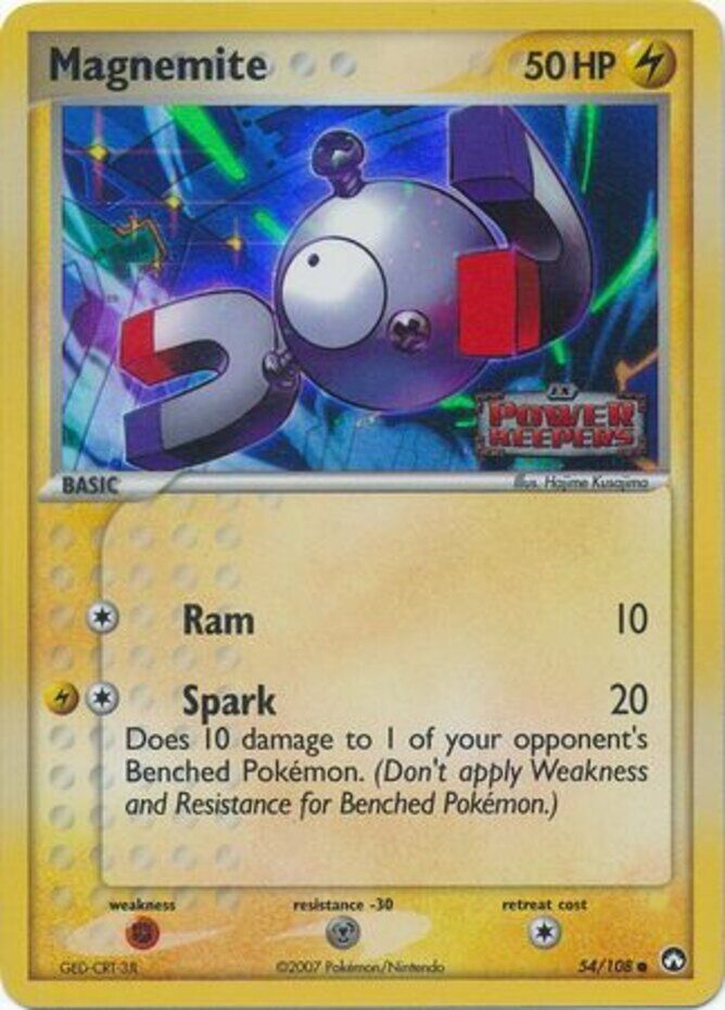 Magnemite (54/108) (Stamped) [EX: Power Keepers] | Gear Gaming Bentonville