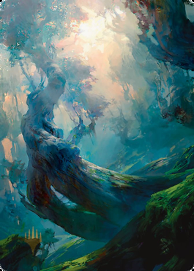 Forest 3 Art Card (Gold-Stamped Signature) [Zendikar Rising Art Series] | Gear Gaming Bentonville