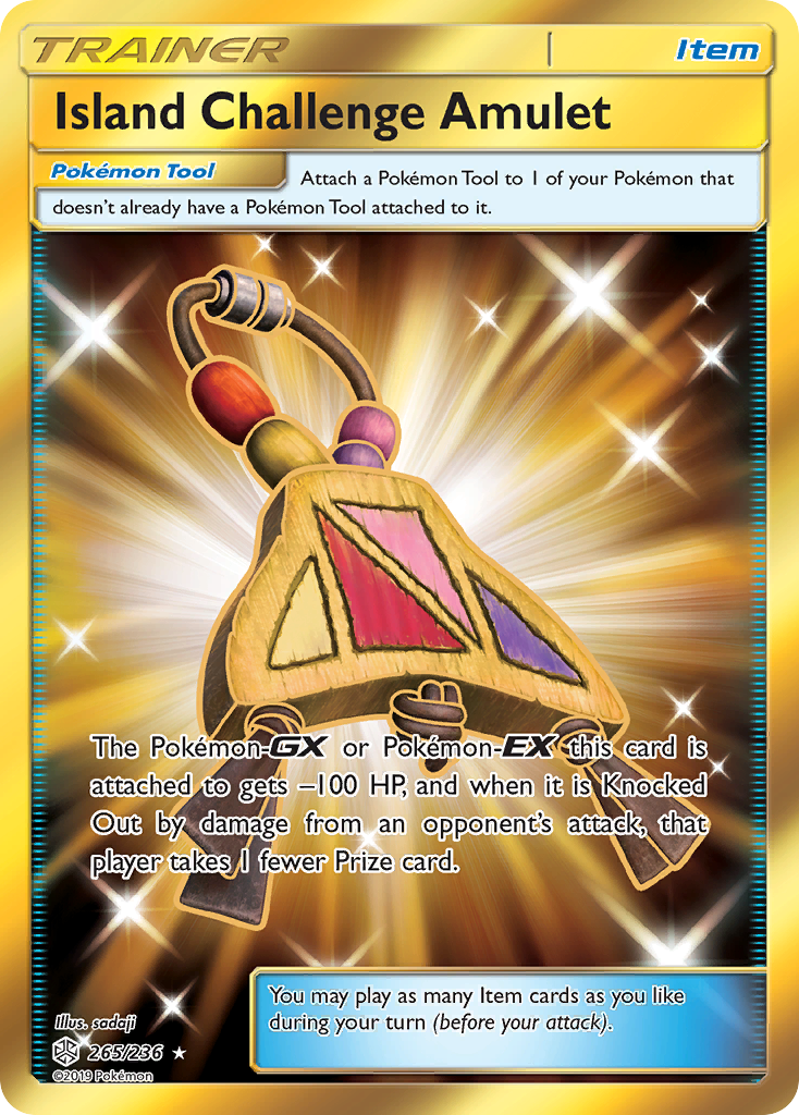 Island Challenge Amulet (265/236) [Sun & Moon: Cosmic Eclipse] | Gear Gaming Bentonville