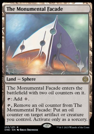 The Monumental Facade (Promo Pack) [Phyrexia: All Will Be One Promos] | Gear Gaming Bentonville