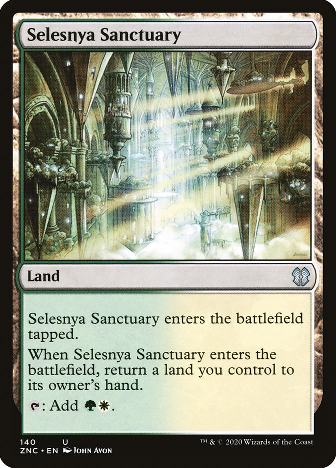 Selesnya Sanctuary [Zendikar Rising Commander] | Gear Gaming Bentonville