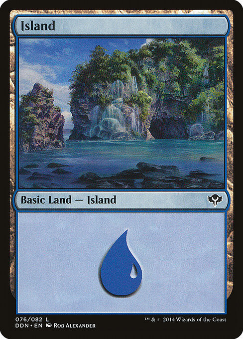 Island (76) [Duel Decks: Speed vs. Cunning] | Gear Gaming Bentonville