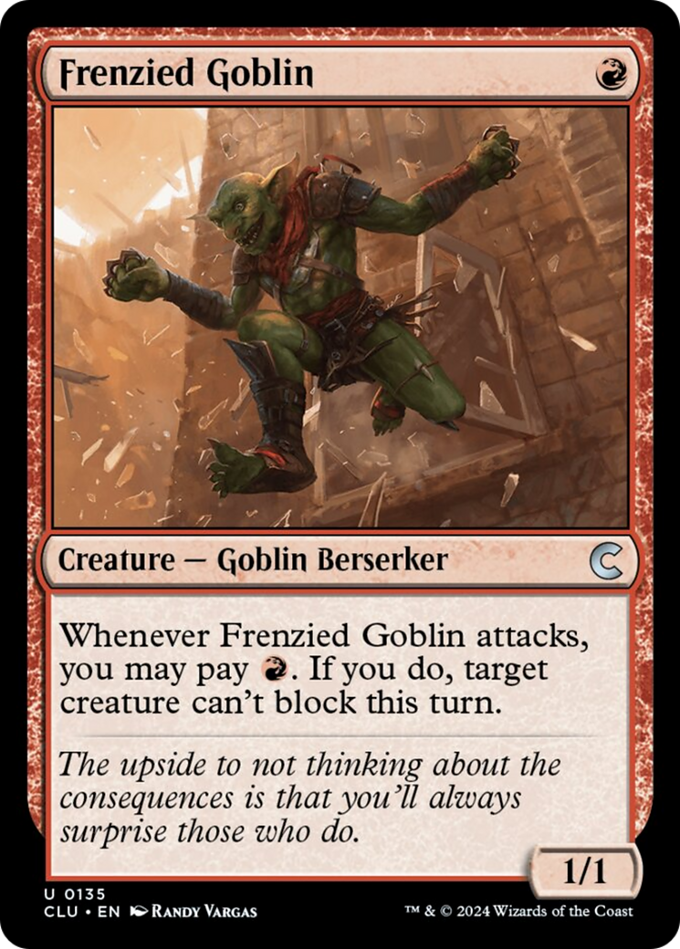 Frenzied Goblin [Ravnica: Clue Edition] | Gear Gaming Bentonville