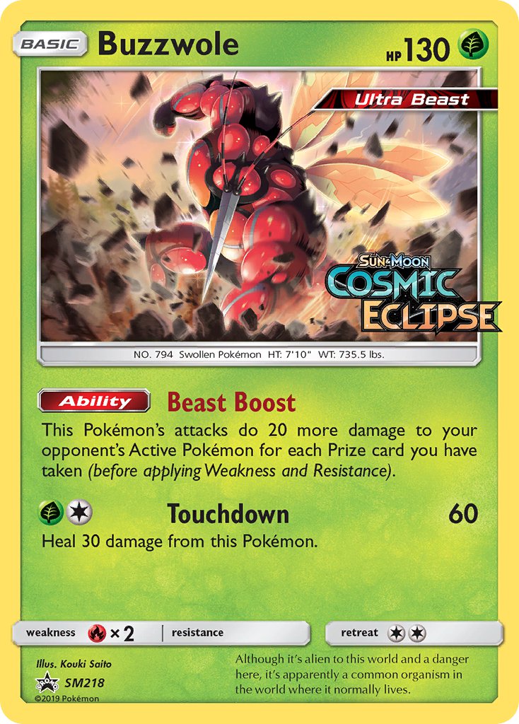 Buzzwole (SM218) [Sun & Moon: Black Star Promos] | Gear Gaming Bentonville