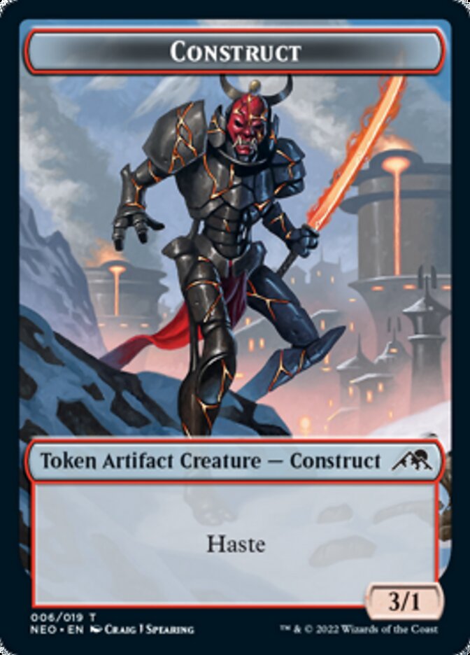 Construct (006) // Blood (017) Double-sided Token [Challenger Decks 2022 Tokens] | Gear Gaming Bentonville