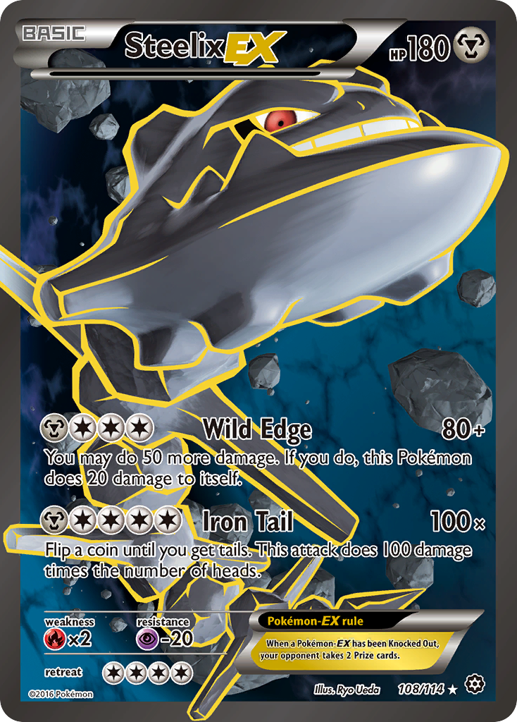 Steelix EX (108/114) [XY: Steam Siege] | Gear Gaming Bentonville