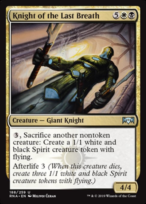 Knight of the Last Breath [Ravnica Allegiance] | Gear Gaming Bentonville