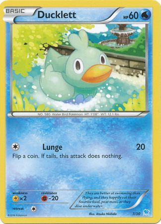 Ducklett (7/30) [XY: Trainer Kit 3 - Suicune] | Gear Gaming Bentonville