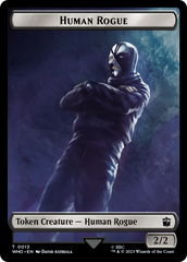 Human Rogue // Clue (0021) Double-Sided Token [Doctor Who Tokens] | Gear Gaming Bentonville