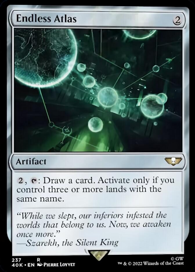 Endless Atlas (Surge Foil) [Universes Beyond: Warhammer 40,000] | Gear Gaming Bentonville