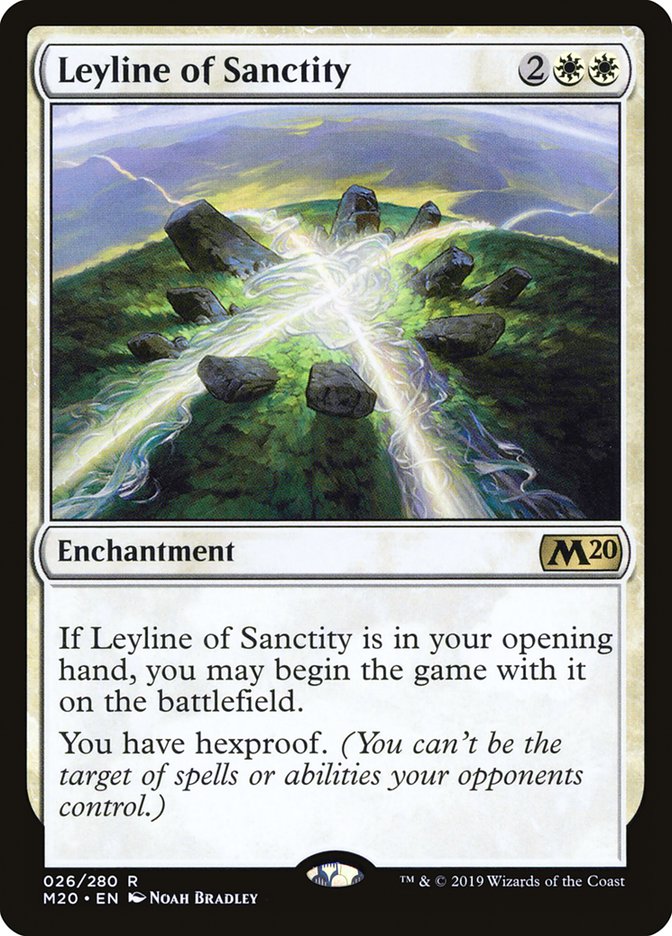 Leyline of Sanctity [Core Set 2020] | Gear Gaming Bentonville