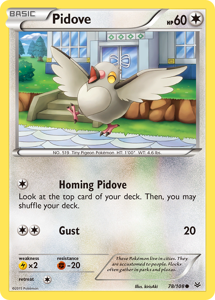 Pidove (78/108) [XY: Roaring Skies] | Gear Gaming Bentonville