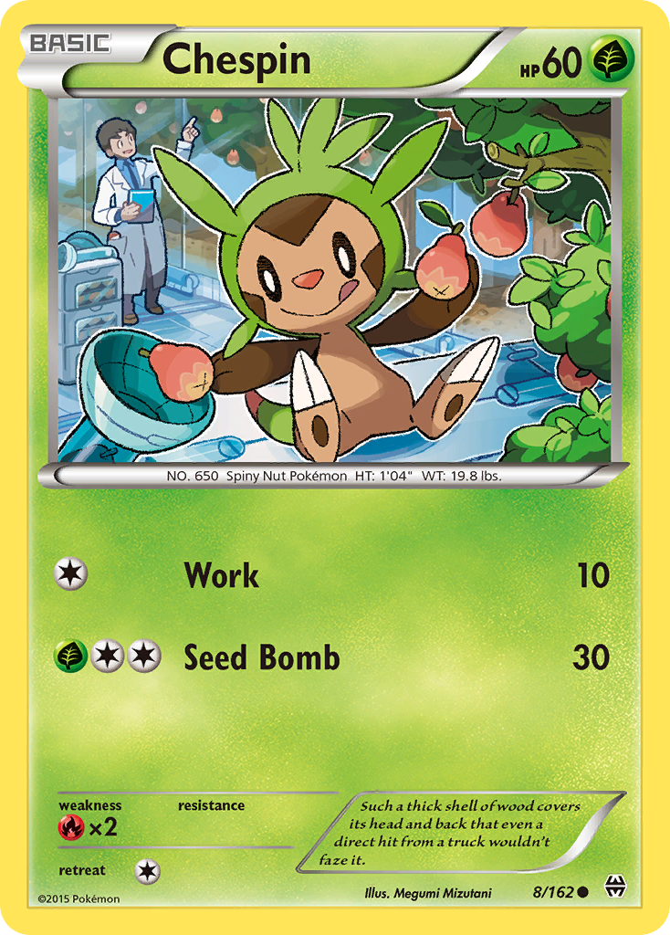 Chespin (8/162) [XY: BREAKthrough] | Gear Gaming Bentonville