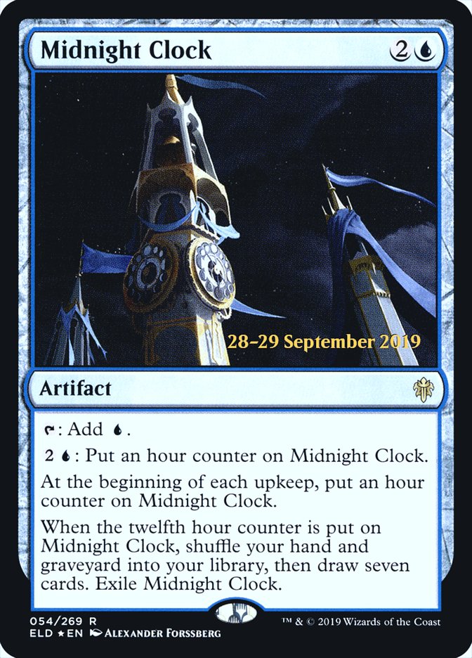 Midnight Clock  [Throne of Eldraine Prerelease Promos] | Gear Gaming Bentonville