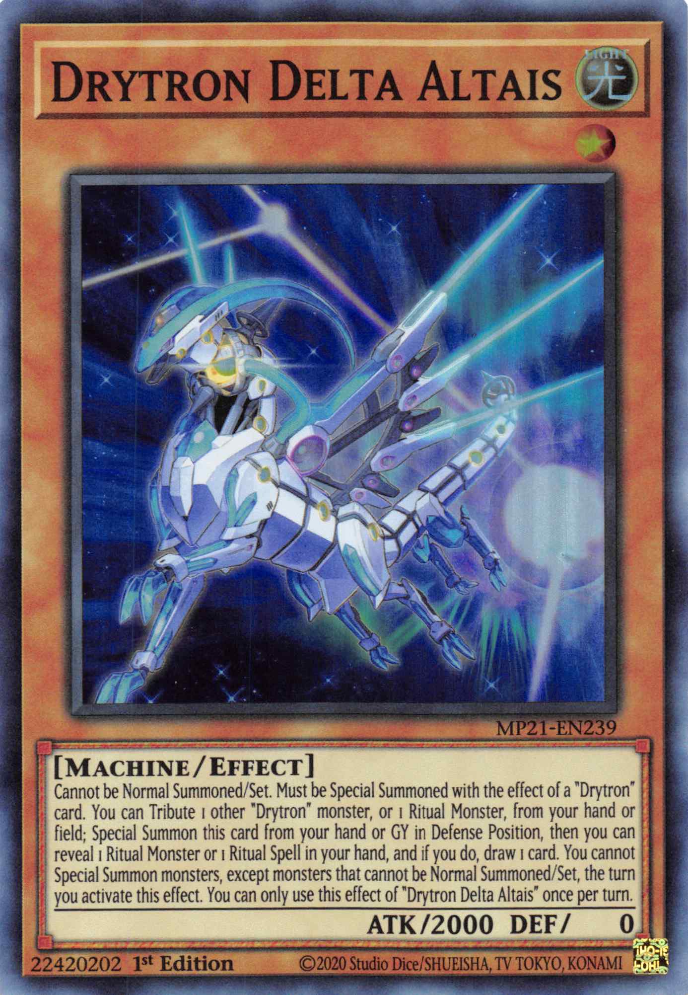 Drytron Delta Altais [MP21-EN239] Super Rare | Gear Gaming Bentonville