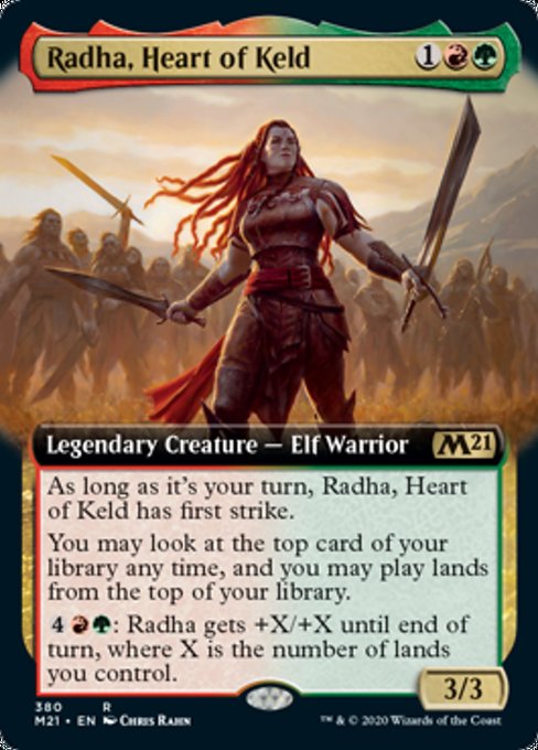 Radha, Heart of Keld (Extended Art) [Core Set 2021] | Gear Gaming Bentonville