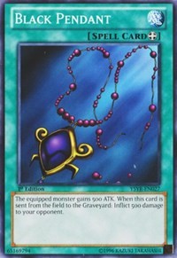 Black Pendant [Starter Deck: Yugi Reloaded] [YSYR-EN027] | Gear Gaming Bentonville