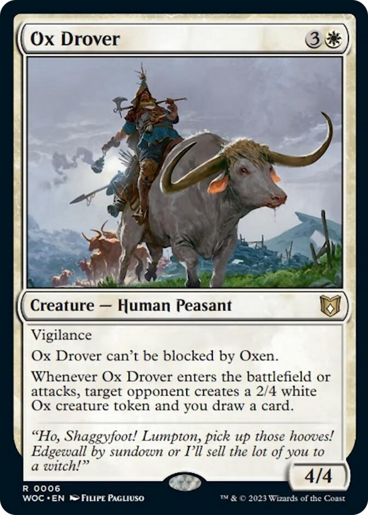 Ox Drover [Wilds of Eldraine Commander] | Gear Gaming Bentonville