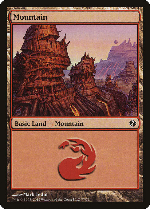 Mountain (77) [Duel Decks: Venser vs. Koth] | Gear Gaming Bentonville