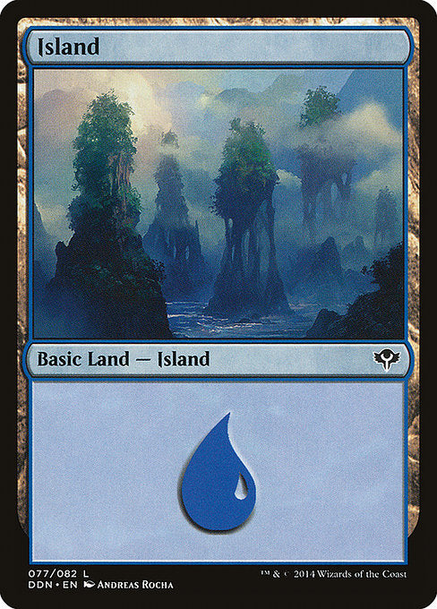 Island (77) [Duel Decks: Speed vs. Cunning] | Gear Gaming Bentonville