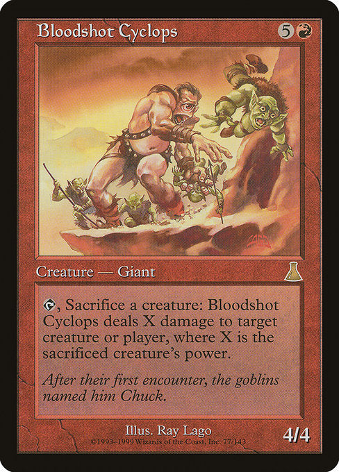 Bloodshot Cyclops [Urza's Destiny] | Gear Gaming Bentonville