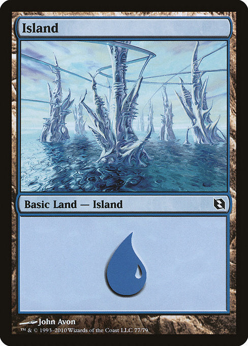 Island (77) [Duel Decks: Elspeth vs. Tezzeret] | Gear Gaming Bentonville