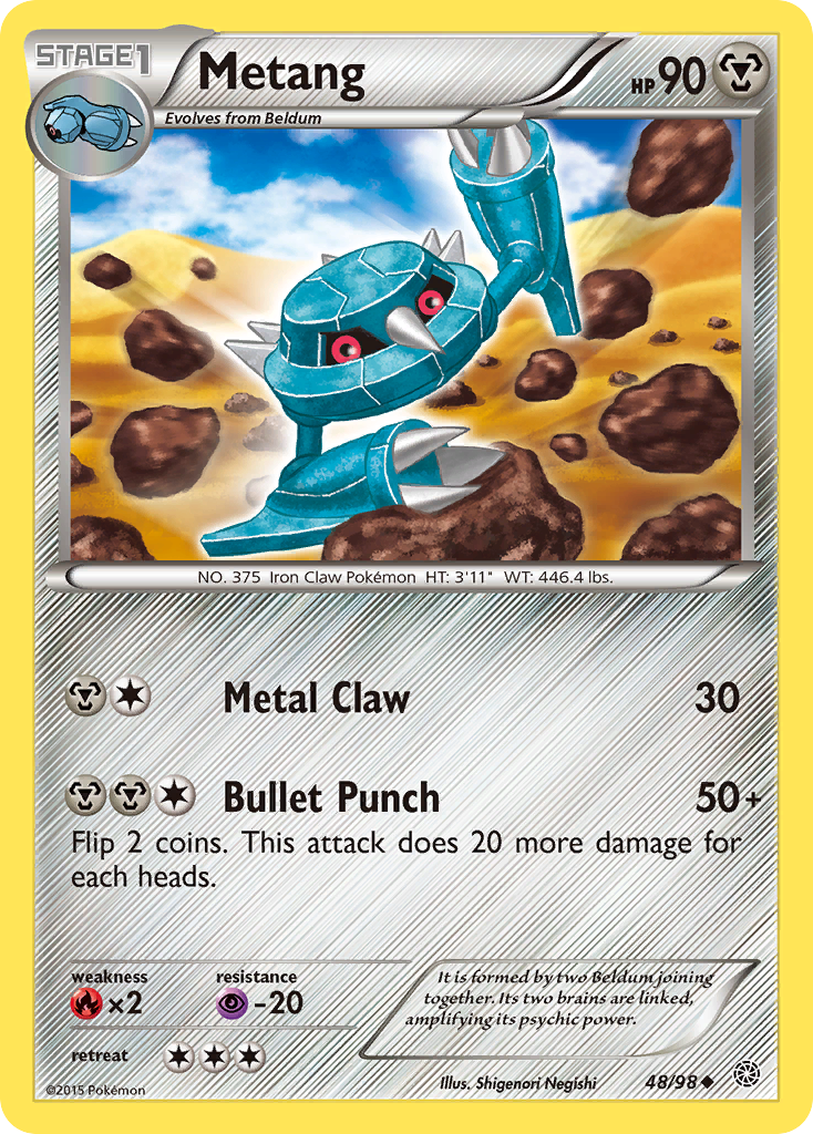 Metang (48/98) [XY: Ancient Origins] | Gear Gaming Bentonville